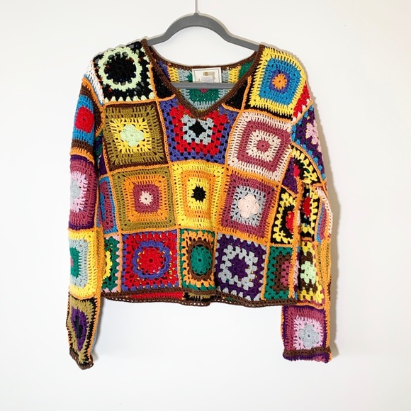 Express Tricot Crochet Granny Square 